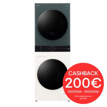 Foto frontale colonna bucato WT1210EGF con cashback